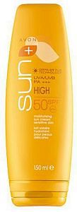 SPF50 moisturizing cream for sensitive skin (Crema hidratanta SPF50 pentru pielea sensibila), 150ml