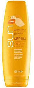 Moisturizing cream for sun protection SPF25 for sensitive skin (Crema hidratanta pentru protectie so