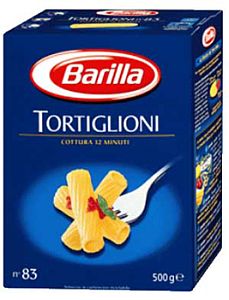 Tortiglioni Barilla (paste), 500 grame