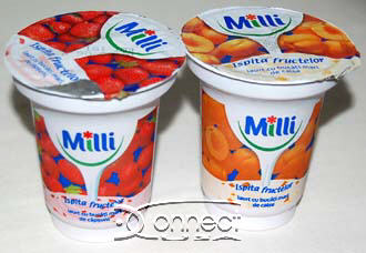 Milli Fruit Yogurt (Iaurt Fructe), 125gr