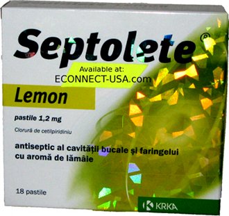 Septolete Antiseptic Cough Drops (tablete tuse)