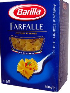 Barilla Farfalle (Paste Fainoase), 500gr