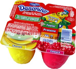 Danonino Kids Yogurt (iaurt copii), 4x50gr