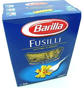 Fusilli Barilla (paste), 1 kilogram