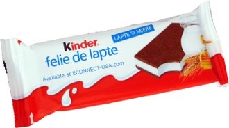 Kinder Milk-Honey-Chocolate Bar (felii lapte), 30gr
