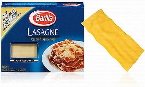 Lasagna Barilla (paste), 500 grame