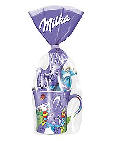 Milka chocolate bunnies + cup