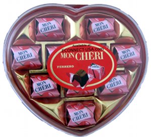 Ferrero Mon Cheri Chocolate Candies, 105gr
