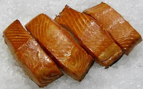 Smoked Salmon (Somon Afumat), 100gr