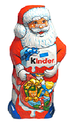 Kinder Chocolate Santa, 55gr